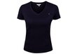 Sieviešu T krekls Tommy Hilfiger T-SHIRT SP SLIM SOLID V-NK TOP SS TUMŠI ZILS WW0WW30511 DW5 26512 cena un informācija | T-krekli sievietēm | 220.lv