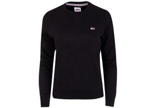 Женская толстовка Tommy Hilfiger TJW REGULAR FLEECE C NECK BLACK DW0DW09227 BDS 27026 цена и информация | Женские кофты | 220.lv