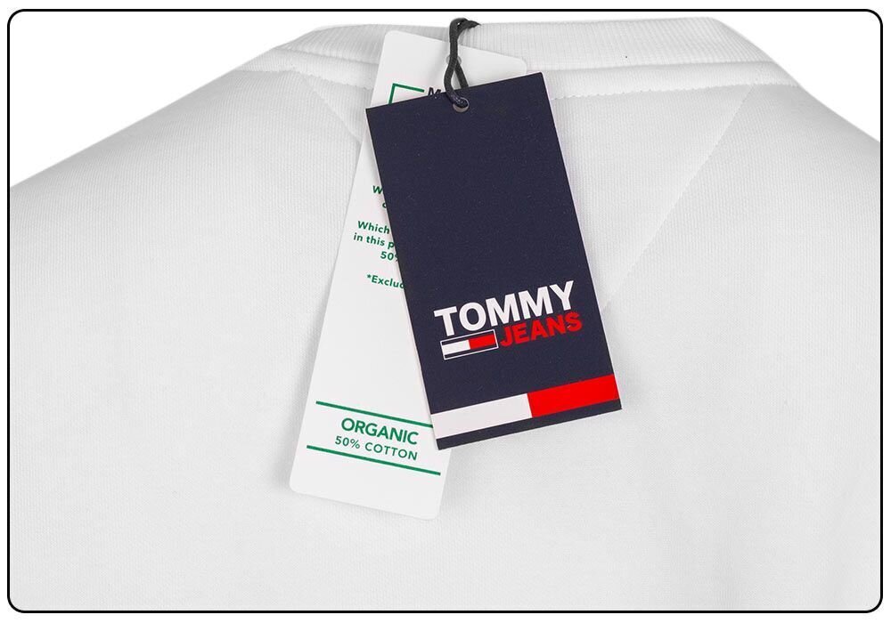 Sieviešu sporta džemperis Tommy Hilfiger TJW REGULAR FLEECE C NECK WHITE DW0DW09227 YBR 27283 cena un informācija | Sieviešu džemperi | 220.lv