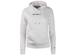 Sporta džemperis sievietēm Tommy Hilfiger TJW LINEAR LOGO WHITE HOODIE DW0DW10132 YBR 39112 cena un informācija | Sieviešu džemperi | 220.lv