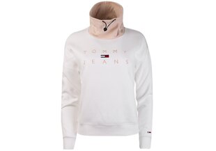 Женская толстовка Tommy Hilfiger TJW BXY TONAL LOGO 3, белая DW0DW11191 ABI 39096 цена и информация | Женские кофты | 220.lv