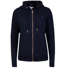 Женская толстовка Tommy Hilfiger, с капюшоном, на молнии, темно-синяя, WW0WW32304 DW5 41175 цена и информация | Женские кофты | 220.lv