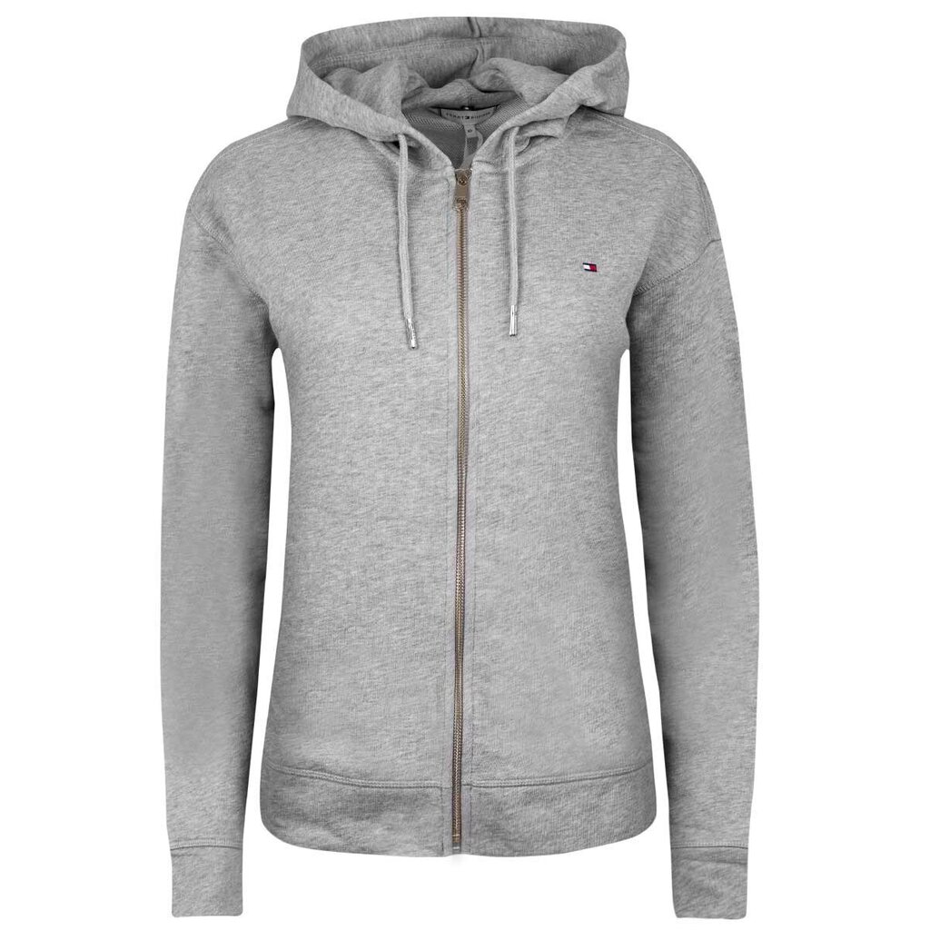 Sieviešu džemperis Tommy Hilfiger REGULAR FULL ZIP HOODIE, pelēks, WW0WW32304 PKH 41172 cena un informācija | Sieviešu džemperi | 220.lv