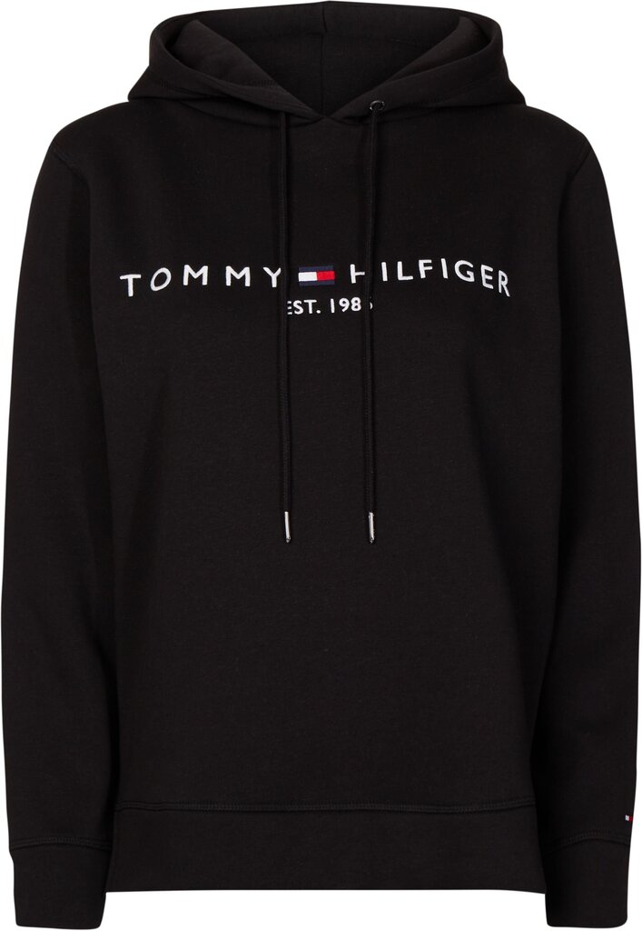 Sieviešu sporta džemperis Tommy Hilfiger HERITAGE HILFIGER HOODIE LS, melns WW0WW31998 BDS 42153 цена и информация | Sieviešu džemperi | 220.lv