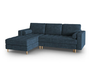 Stūra dīvāns Micadoni Home Gobi 5S, tumši zils cena un informācija | Stūra dīvāni | 220.lv