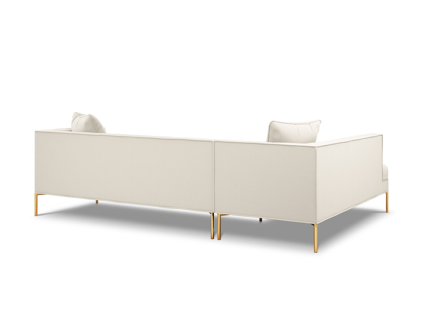Stūra dīvāns Micadoni Home Karoo 5S, gaišas smilškrāsas цена и информация | Stūra dīvāni | 220.lv