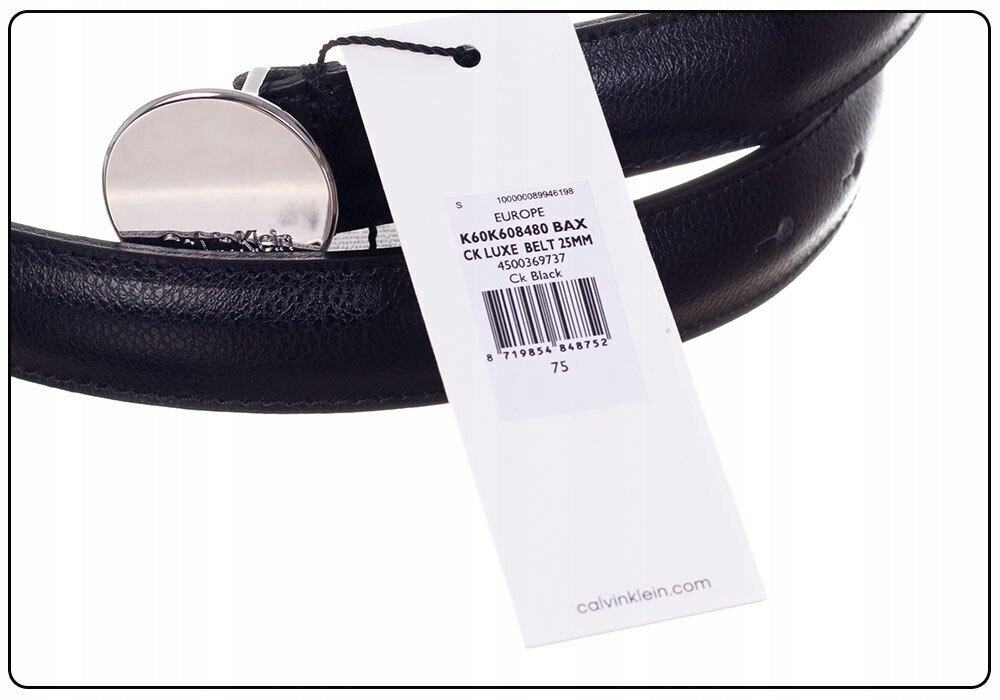 Josta sievietēm Calvin Klein CK LUXE BELT 25 mm, melna, K60K608480 BAX 38020 cena un informācija | Sieviešu jostas | 220.lv