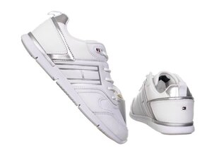 Женская обувь Tommy Hilfiger METALLIC LIGHTWEIGHT SNEAKER WHITE FW0FW05693 YBR 26884 цена и информация | Спортивная обувь, кроссовки для женщин | 220.lv