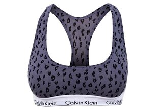 Sieviešu sporta krūšturis Calvin Klein, bez polsterējuma, pelēks, F3785E JN7 27423 цена и информация | Спортивная одежда для женщин | 220.lv