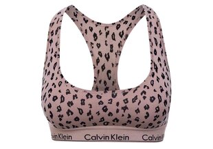 Sporta krūšturis sievietēm Bralette Calvin Klein, bez oderes, bēšs, F3785E JN6 27474 cena un informācija | Krūšturi | 220.lv