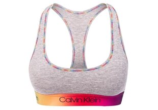 Sieviešu sporta krūšturis Bralette Calvin Klein, pelēks, QF6538E PGK 27694 cena un informācija | Krūšturi | 220.lv