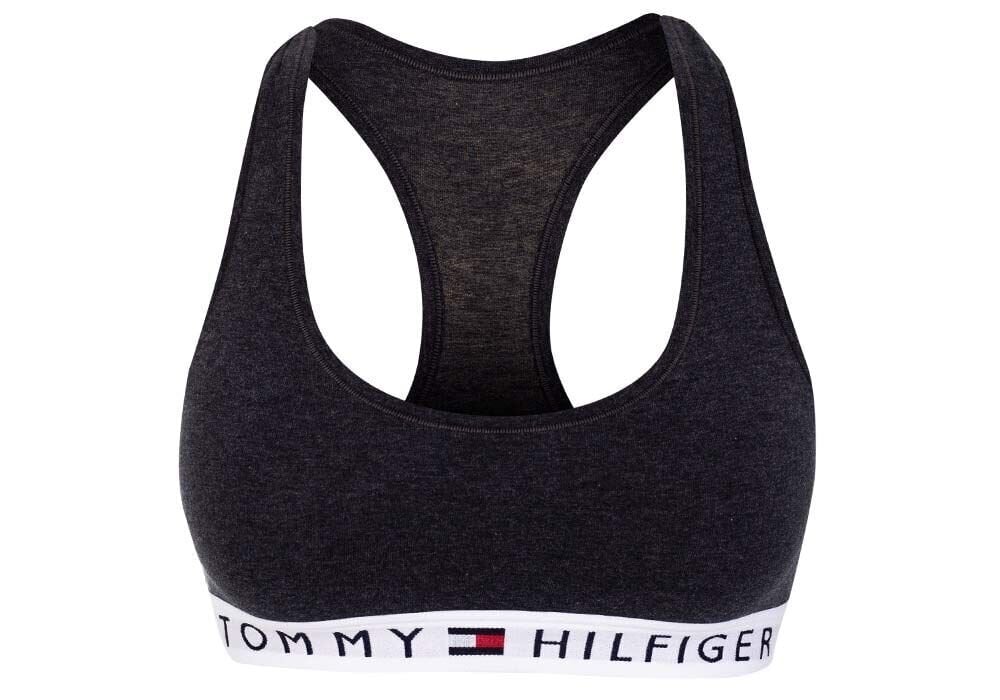 Sieviešu krūšturis Tommy Hilfiger, grafīts, UW0UW02037 PJB 27650 цена и информация | Sporta apģērbs sievietēm | 220.lv