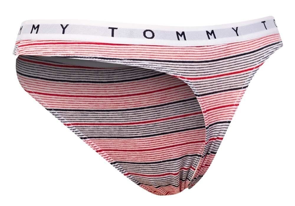 Stringu biksītes sievietēm Tommy Hilfiger, 3 pāri, THONG PRINT UW0UW02521 0W2 26637 cena un informācija | Sieviešu biksītes | 220.lv