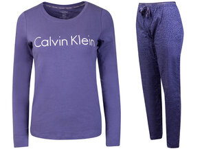 Женская пижама Calvin Klein L / S PANT SET, фиолетовая 000QS6350E W6L 39583 цена и информация | Женские пижамы, ночнушки | 220.lv