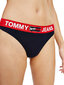 Sieviešu biksītes-stringi Tommy Hilfiger THONG, tumši zili UW0UW02823 DW5 42213 cena un informācija | Sieviešu biksītes | 220.lv