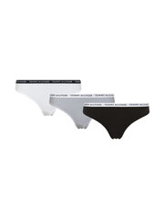 Женские трусики-бикини Tommy Hilfiger 3 пары, белые/серые/черные UW0UW02828 0TF 42207 цена и информация | Трусики | 220.lv
