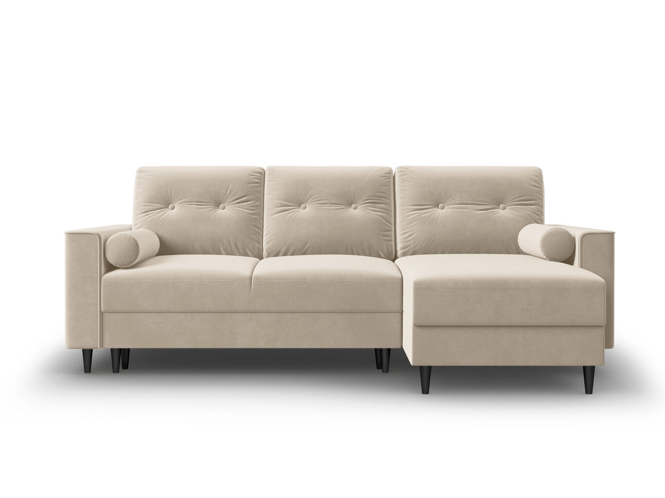 Universāls stūra dīvāns Micadoni Home Leona, dzeltens/zelta krāsas цена и информация | Stūra dīvāni | 220.lv