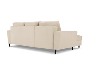 Stūra dīvāns Micadoni Home Maghon, smilškrāsas cena un informācija | Stūra dīvāni | 220.lv