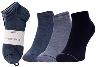 Мужские носки Calvin Klein, 3 пары JEANS/NAVY 100001877 004 28801 цена и информация | Мужские носки | 220.lv
