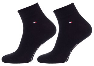 Мужские носки Tommy Hilfiger, 2 пары, черные/темно-синие 40981 цена и информация | Мужские носки | 220.lv