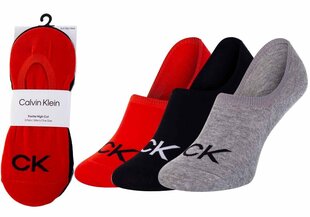 Мужские носки Calvin Klein, 3 пары, черные/красные/серые 701218723 005 40349 цена и информация | Мужские носки | 220.lv