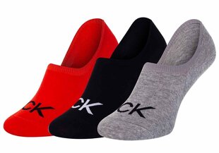Мужские носки Calvin Klein, 3 пары, черные/красные/серые 701218723 005 40349 цена и информация | Мужские носки | 220.lv