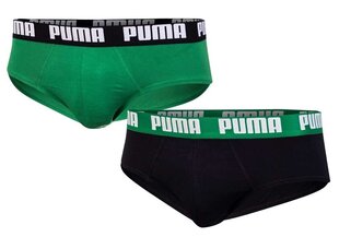 Мужские трусы Puma, 2 пары, черные/зеленые 889 100 18 41271 цена и информация | Мужские трусы | 220.lv