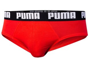 Apakšbikses vīriešiem Puma 2 pāri 2P sarkanas/melnas 889 100 20 40005 cena un informācija | Vīriešu apakšbikses | 220.lv