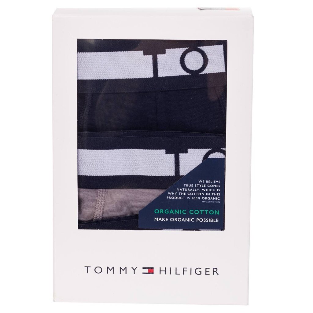 Apakšbikses vīriešiem Tommy Hilfiger 3 pāri, zilas / sarkanas / pelēkas UM0UM02202 0RU 40852 цена и информация | Vīriešu apakšbikses | 220.lv