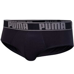 Apakšbikses vīriešiem Puma ACTIVE Brief 2 pāri, melnas 906954 01 41571 cena un informācija | Vīriešu apakšbikses | 220.lv