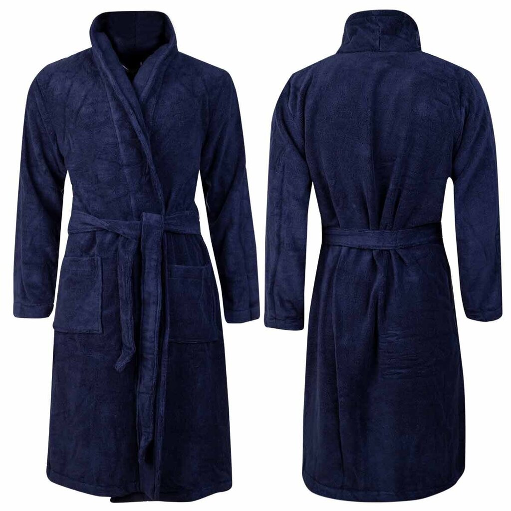 Vīriešu peldmētelis vannai Calvin Klein, tumši zils, 000EM1159E 8SB 42082 cena un informācija | Vīriešu halāti, pidžamas | 220.lv