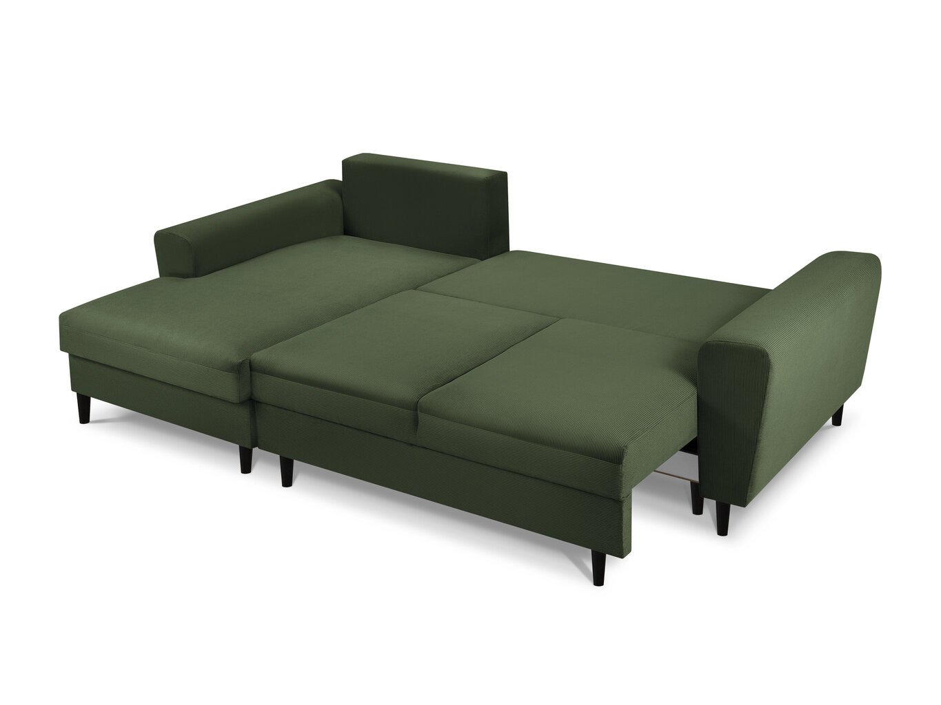 Stūra dīvāns Micadoni Home Moghan, tumši zaļš цена и информация | Stūra dīvāni | 220.lv