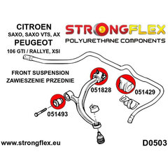 Silentblock Strongflex STF051493BX2 (2 gab.) cena un informācija | Auto piederumi | 220.lv