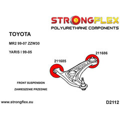 Silentblock Strongflex STF211686BX2 (2 gab.) cena un informācija | Auto piederumi | 220.lv