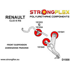 Silentblock Strongflex STF151941BX2 (2 gab.) cena un informācija | Auto piederumi | 220.lv