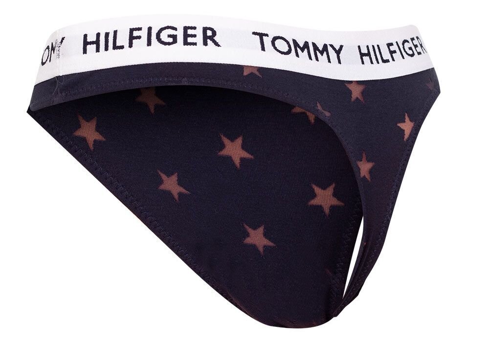 Apakšbikses - stringi sievietēm Tommy Hilfiger NAVY UW0UW02790 DW5 28904 cena un informācija | Sieviešu biksītes | 220.lv