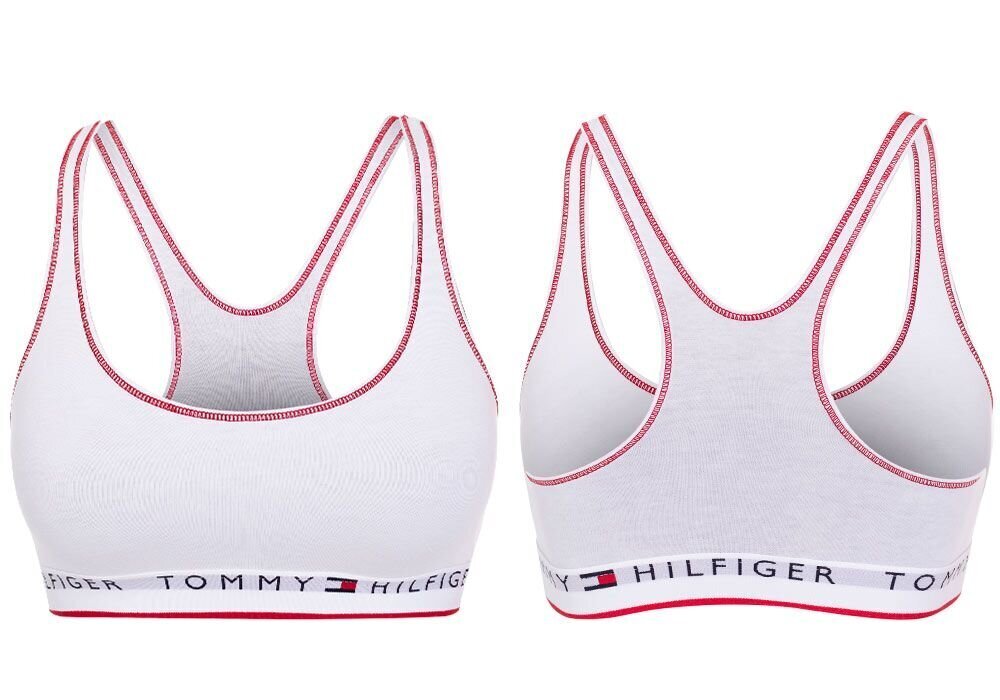 Krūšturis sievietēm Tommy Hilfiger BRALETTE WHITE UW0UW02743 YBR 28865 cena un informācija | Krūšturi | 220.lv