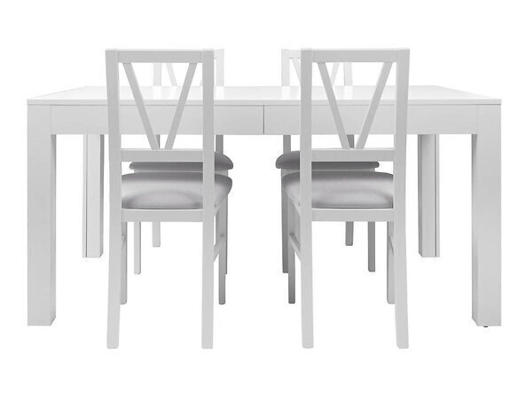 Paplašināms galds BRW Filo 2, balts cena un informācija | Virtuves galdi, ēdamgaldi | 220.lv