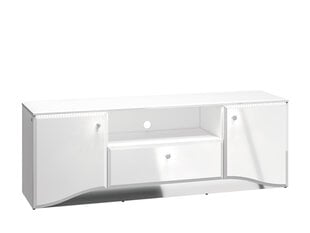 ТВ столик Glamour 03, белый цена и информация | Тумбы под телевизор | 220.lv