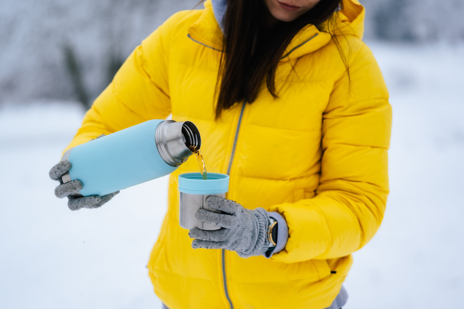 Vialli Design termoss Fuori, 1 l, piparmētru krāsas cena un informācija | Termosi, termokrūzes | 220.lv