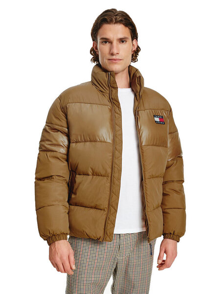 Мужская пуховая куртка Tommy Hilfiger TJM TONAL COLORBLOCK PUFFER,  коричневая DM0DM11207 GWJ 40841 цена | 220.lv