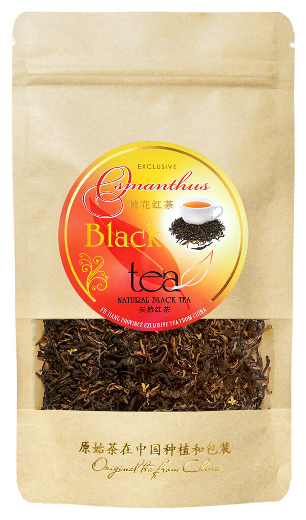 Ekskluzīva Ķīnas melnā tēja MAO FENG ar tipšiem un Osmanthus ziediem, Osmanthus Black tea MAO FENG with tips, 100 g cena un informācija | Tēja | 220.lv
