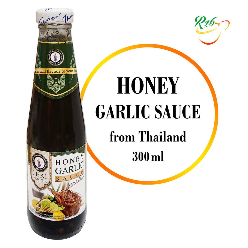 Medus ķiploku mērce, Honey Garlic Sauce, Thai Dancer, 300 ml cena un informācija | Mērces | 220.lv