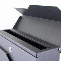 MODERNA PASTU KASTES GRAPHITE LETTERBOX POST цена и информация | Почтовые ящики, номерные знаки для домов | 220.lv