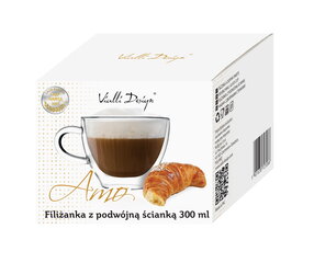 Vialli Design krūze ar dubultstikla sieniņām Amo, 300 ml cena un informācija | Glāzes, krūzes, karafes | 220.lv