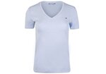 T-krekls sievietēm Tommy Hilfiger T-SHIRT SP SLIM SOLID V-NK TOP SS BLUE WW0WW30511 C10 29404