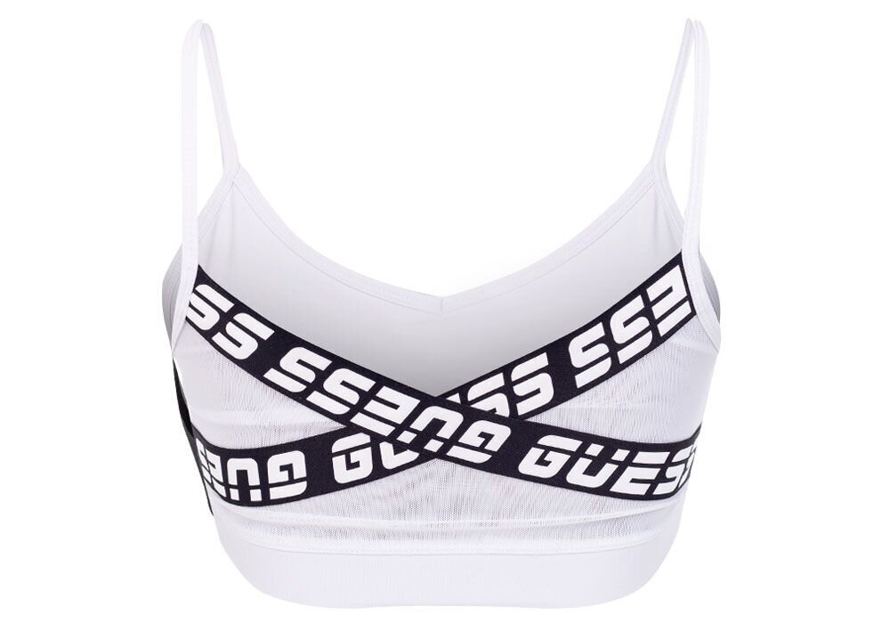 Krūšturis sievietēm Guess ACTIVE BRA MEDIUM SUPPORT WHITE O1GA53MC03W TWHT 28539 cena un informācija | Krūšturi | 220.lv