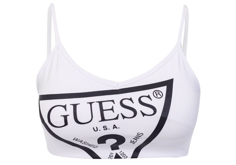 Krūšturis sievietēm Guess ACTIVE BRA MEDIUM SUPPORT WHITE O1GA53MC03W TWHT 28539 cena un informācija | Krūšturi | 220.lv