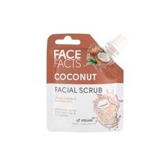 Pīlings-gels sejai, mitrinošs un barojošs Face Facts, kokosriekstu, 60 ml cena un informācija | Sejas maskas, acu maskas | 220.lv