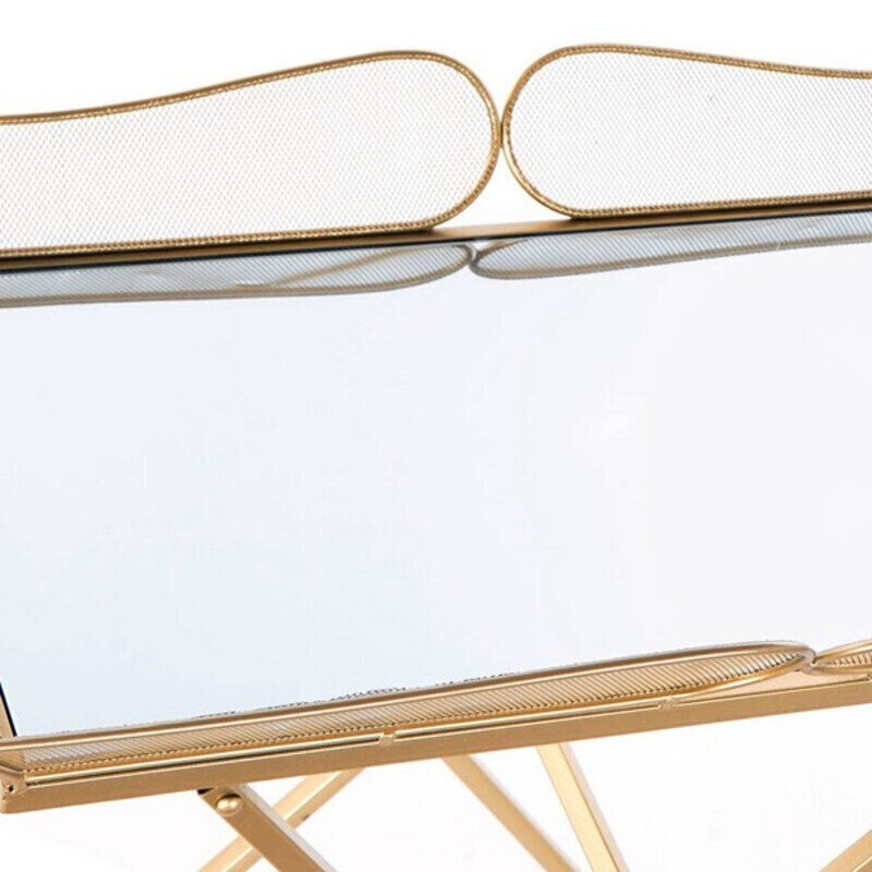 Mazs galdiņš DKD Home Decor Bronza Metāls Spogulis (69 x 38 x 75 cm) цена и информация | Žurnālgaldiņi | 220.lv